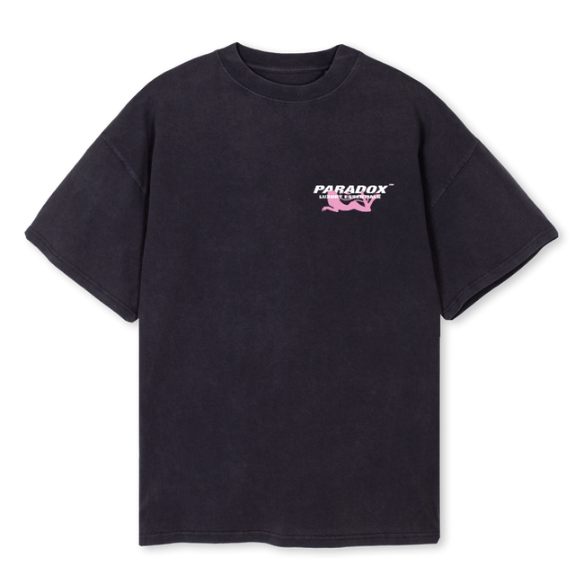 PINKDEVIL Vintage Black Oversized Tee.