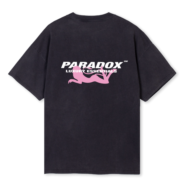 PINKDEVIL Vintage Black Oversized Tee.