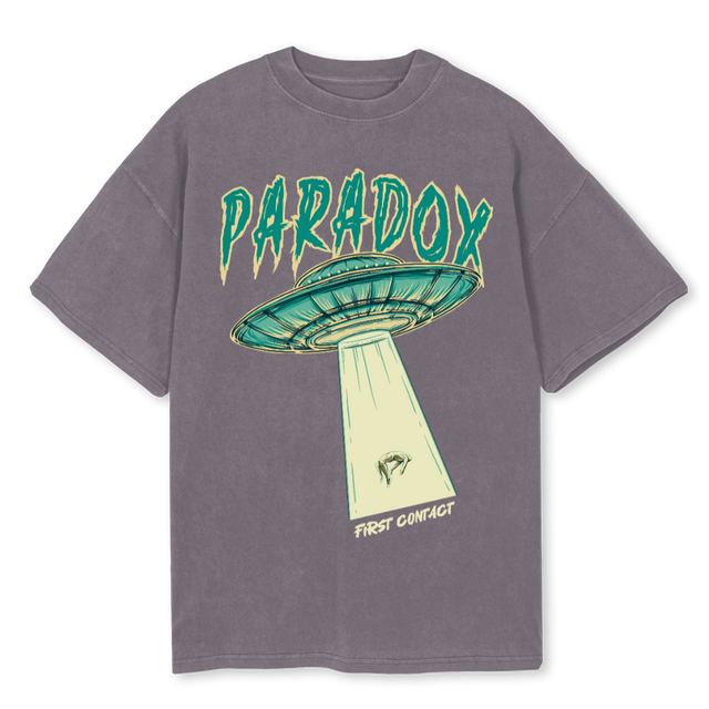 UFOGREY Pigment Grey Oversized Tee.