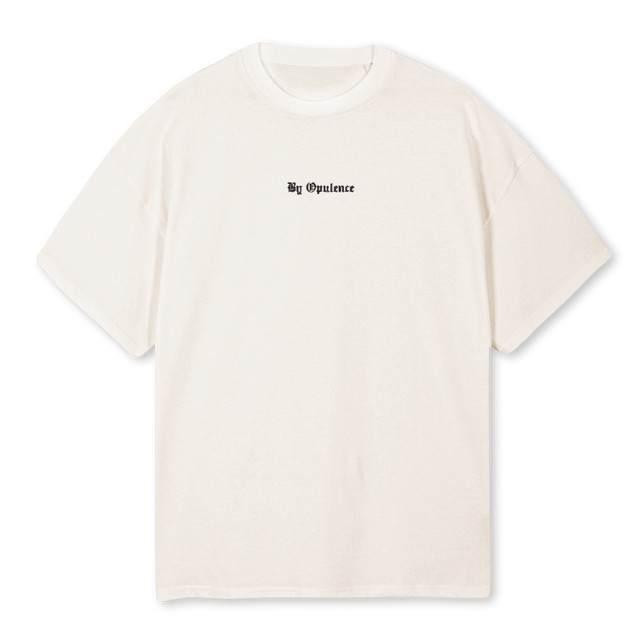 OTSUNSET Vintage White Oversized Tee.
