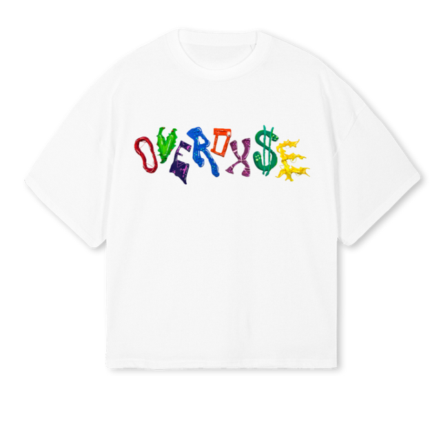 KNETDESIGN White Oversized Boxy Tee.