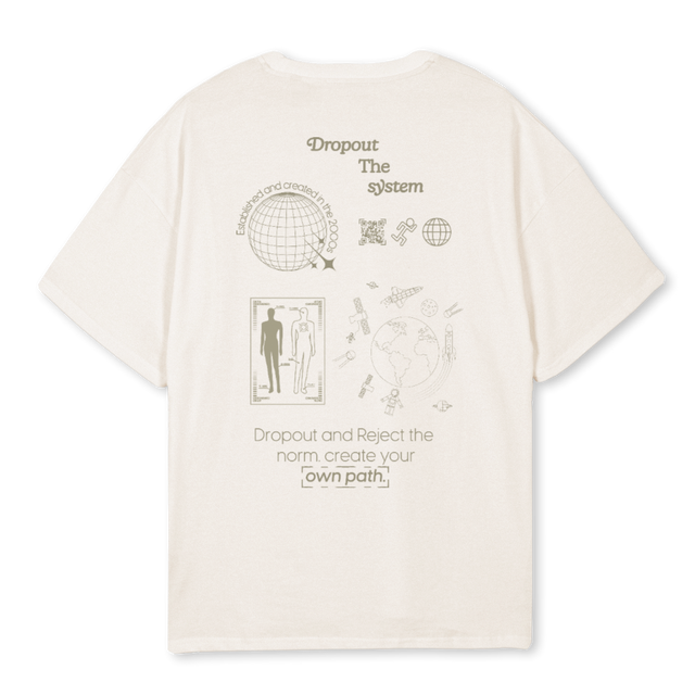 VINTGWHITE Vintage White Oversized Tee.