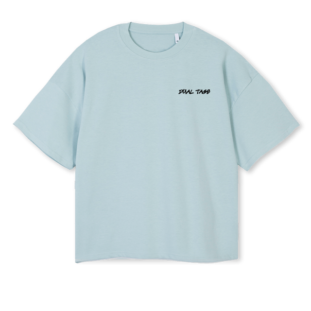 ALONE TOGETHER BBYBL Cold Blue Oversized Boxy Tee.