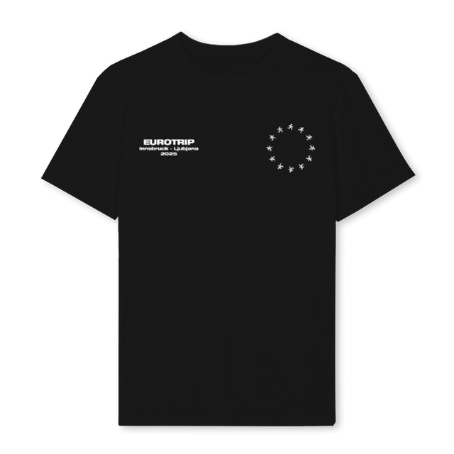 ETWOW Black Regular Tee.