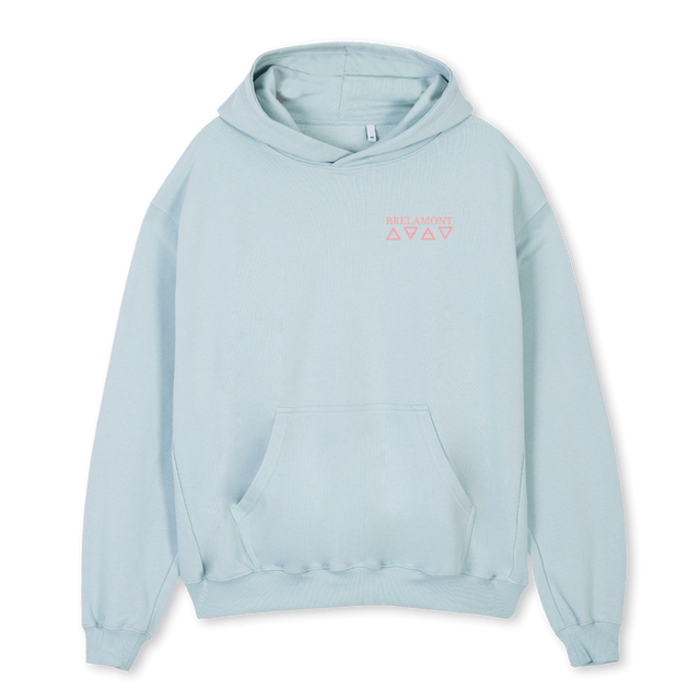 BEHPOB Cold Blue Oversized Hoodie.