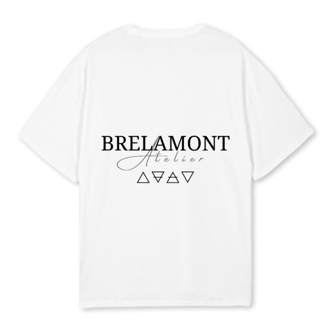 BETONEBOW White Oversized Tee.