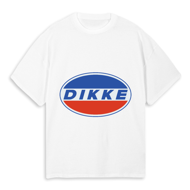 DIKKEPEP White Oversized Tee.