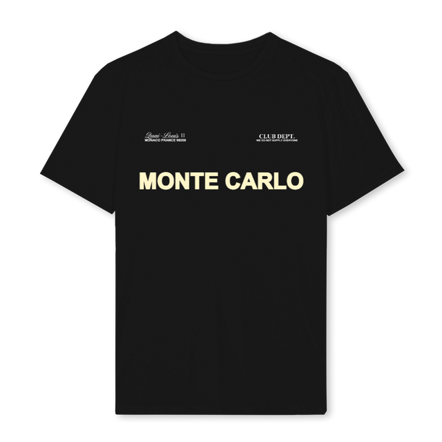 CDMONTECARLO Black Regular Tee.