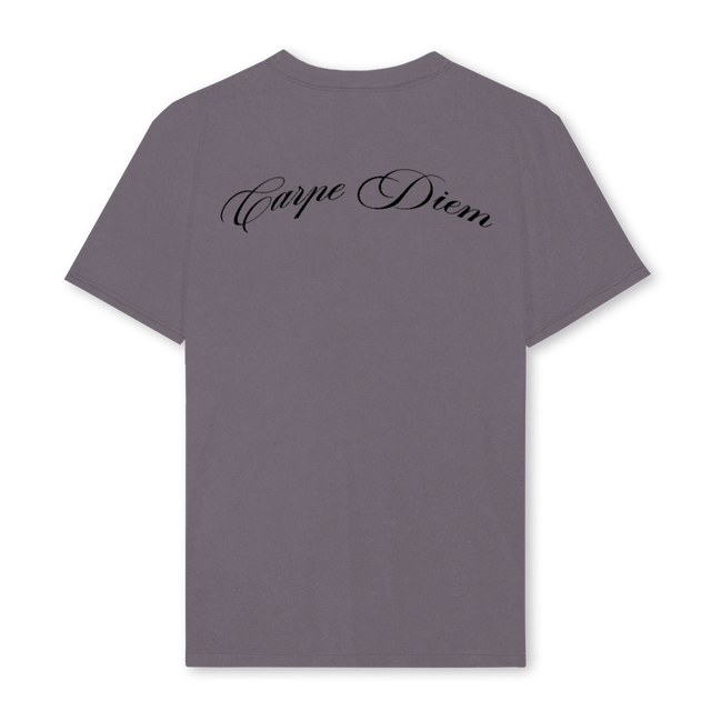CARPE DIEM Pigment Grey Regular Tee.