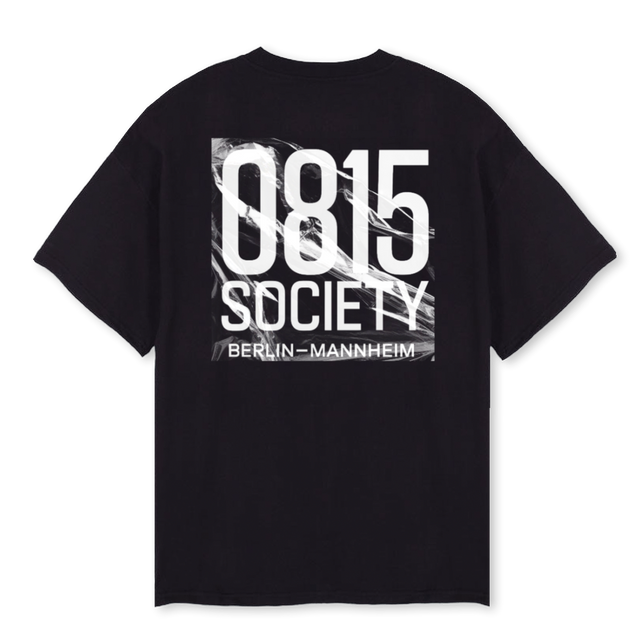 WRAPPED Black Oversized Tee.