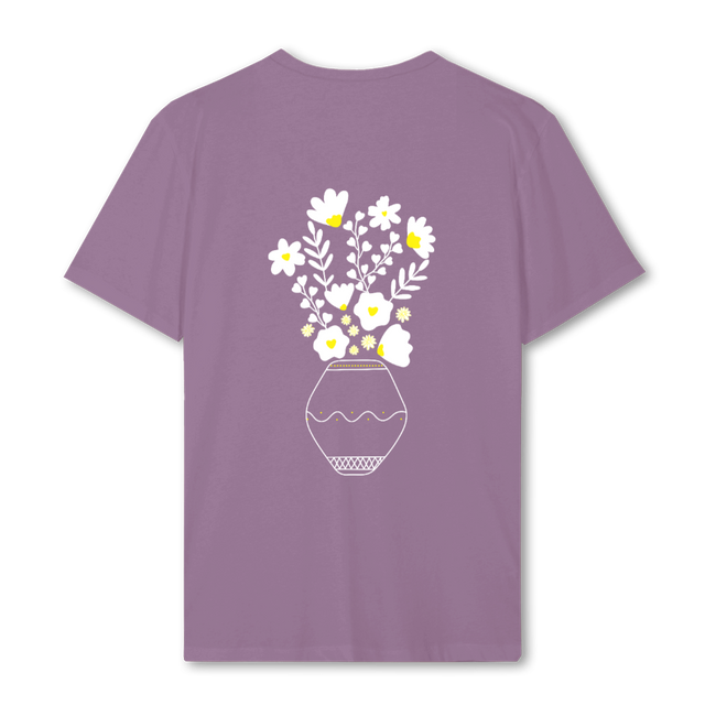 HOMME LILAS Purple Regular Tee.