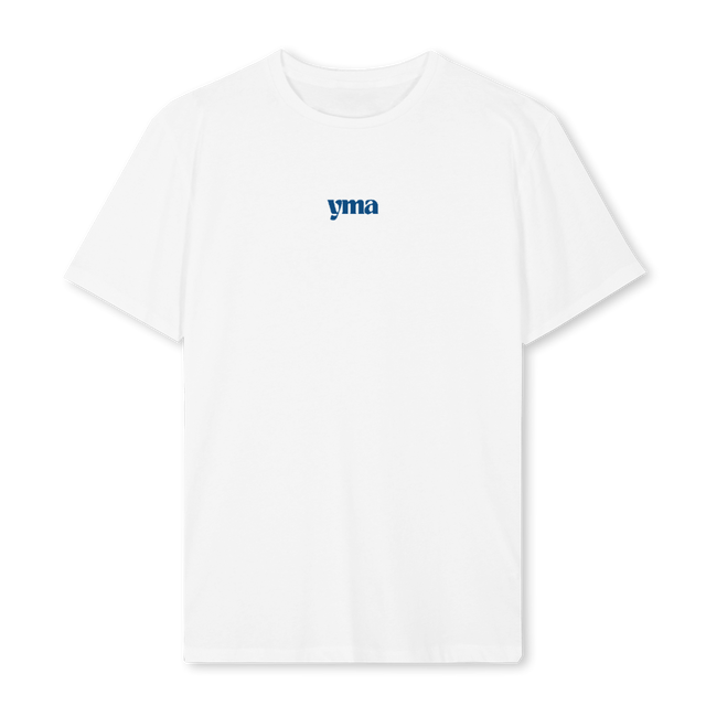 HOMME BLANC White Regular Tee.