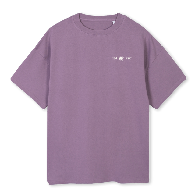 FEITO COM AMOR Purple Oversized Tee.