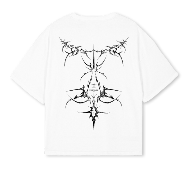 TIMOWHITE White Oversized Boxy Tee.