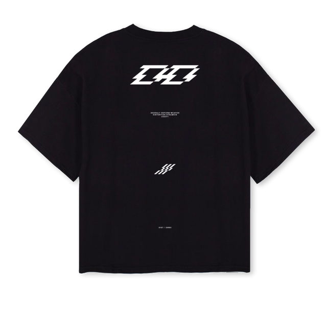 ARCHITECT Black Oversized Boxy Tee.