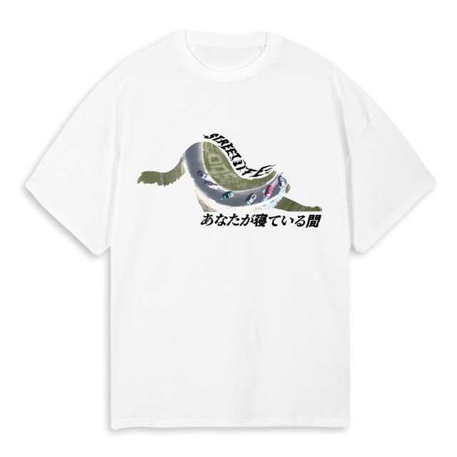 CATWTS White Oversized Tee.