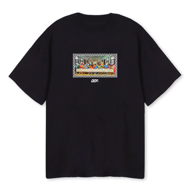 DEANERVBTS Black Oversized Tee.