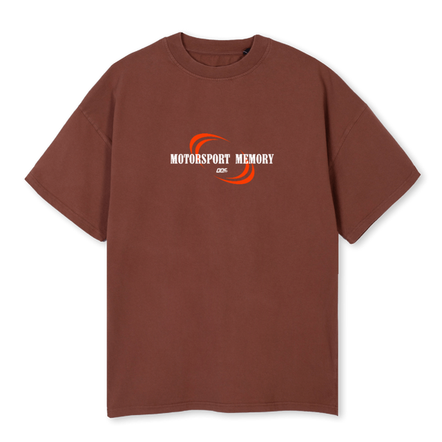 TVAUTOVBTS Vintage Brown Oversized Tee.