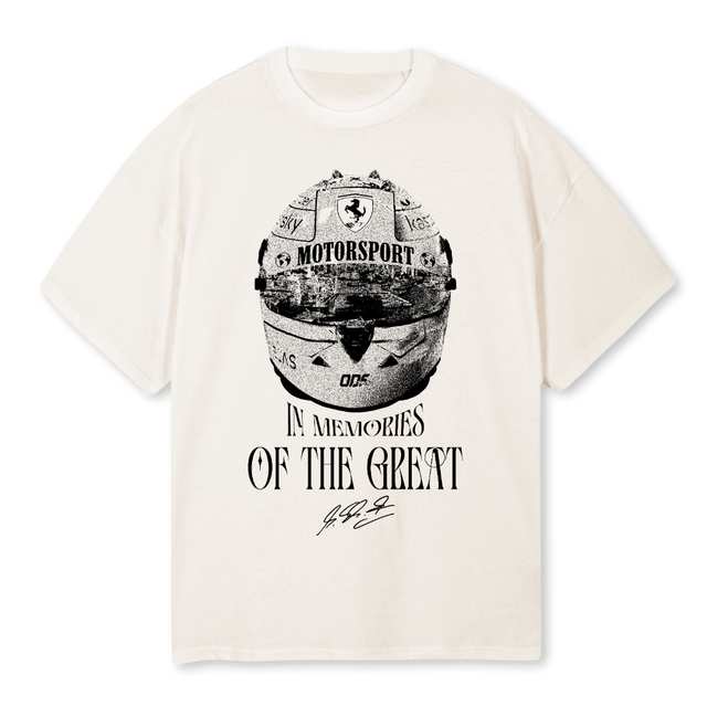 SCHUMIVWTS Vintage White Oversized Tee.