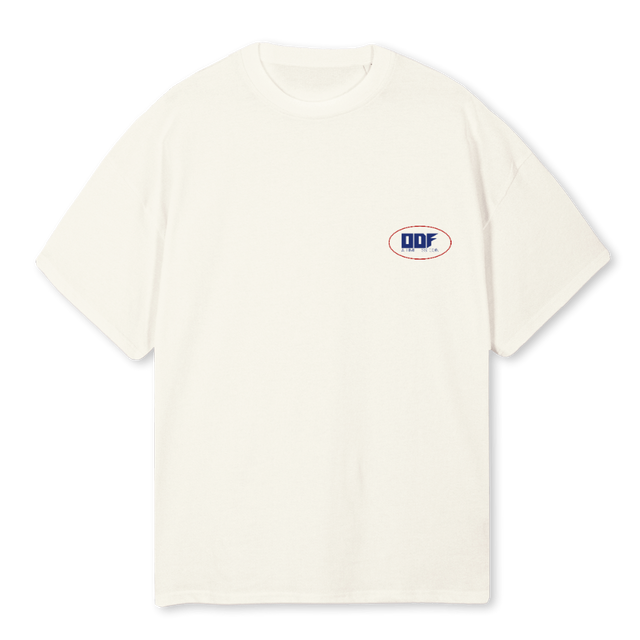 SKYLINECTS Cream Oversized Tee.