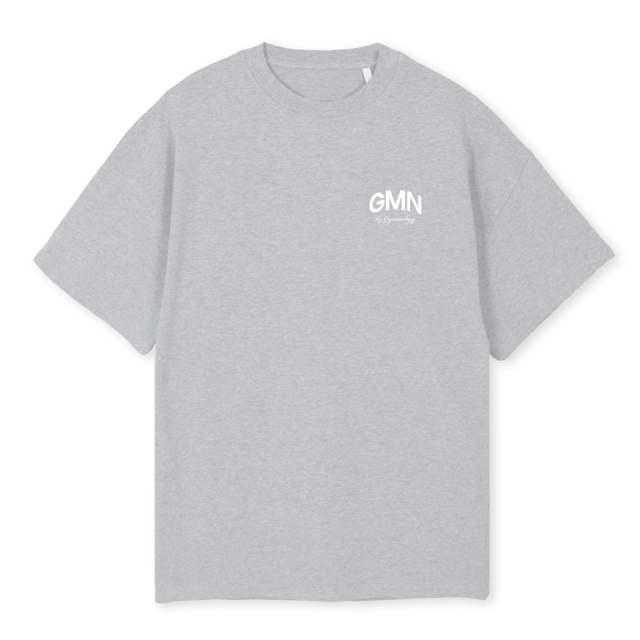 GMNBALL_1 Light Grey Marl Oversized Tee.