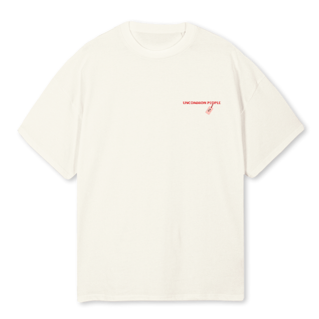 AIRLINES Cream Oversized Tee.