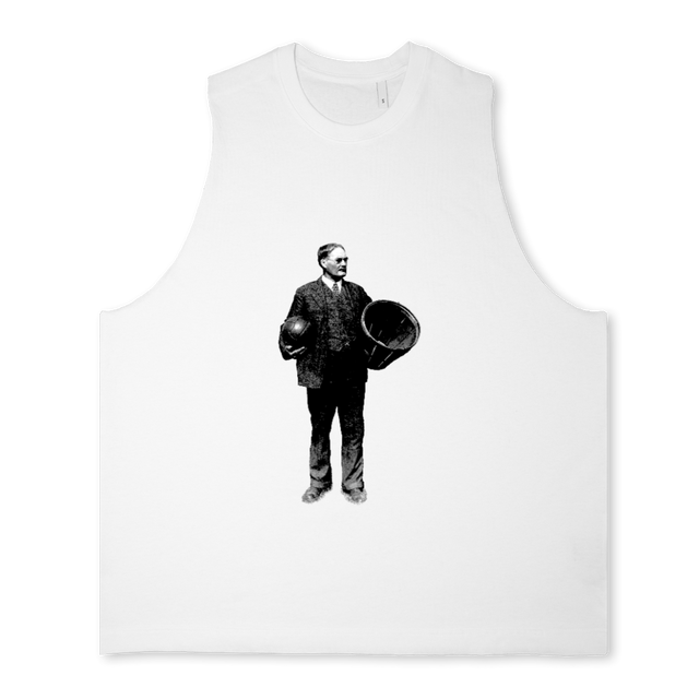 NAESMITH Bright white Oversized Vest.