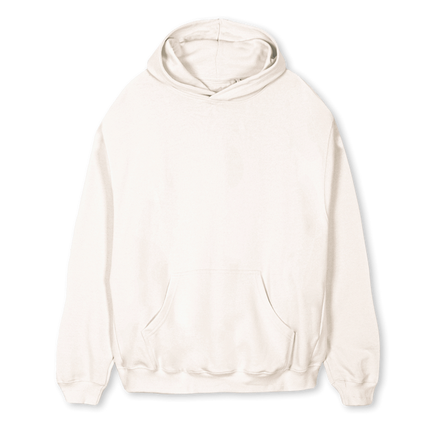 HOODIEWHITEMATTER Vintage White Regular Hoodie.