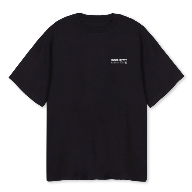 INNRACHIEVER Black Oversized Tee.