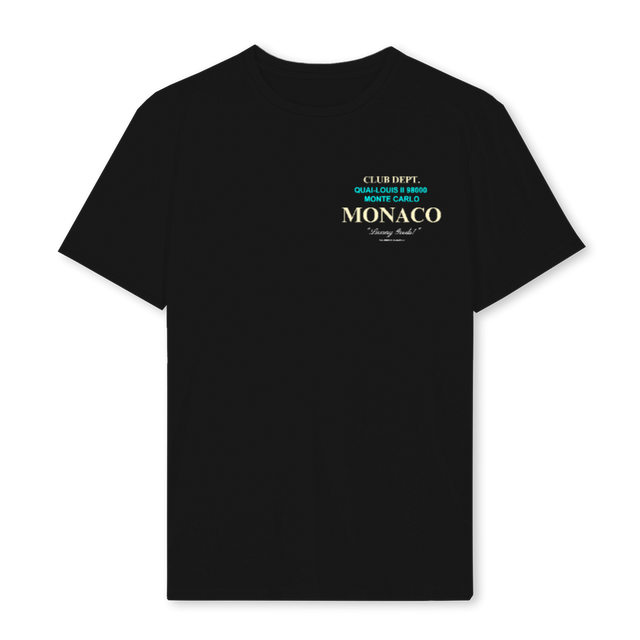 LUXURYGOODS Black Regular Tee.