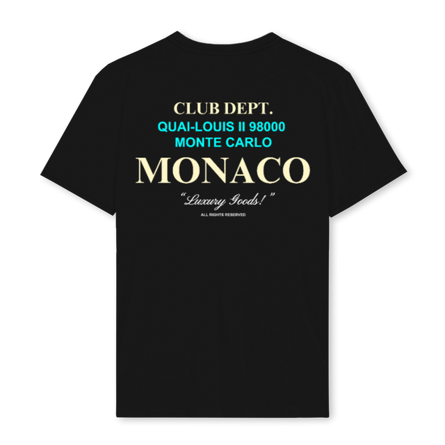 LUXURYGOODS Black Regular Tee.