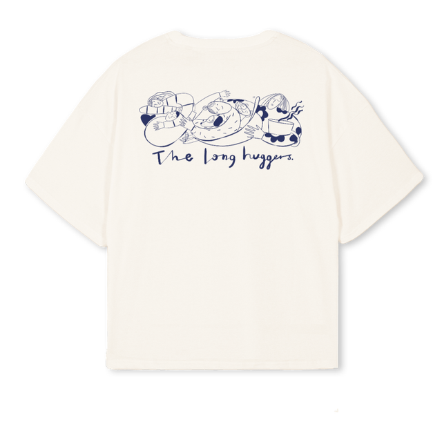 WHITESAMPLE Vintage White Oversized Boxy Tee.