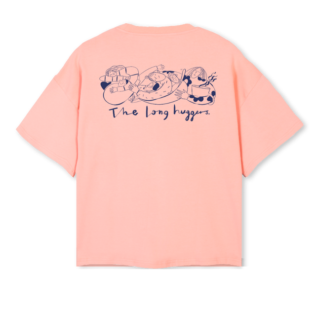 PINKSAMPLE Pink Clay Oversized Boxy Tee.