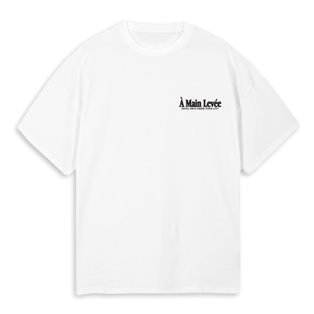 SOLISMEMBRIS White Oversized Tee.