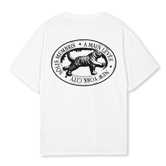 SOLISMEMBRIS White Oversized Tee.