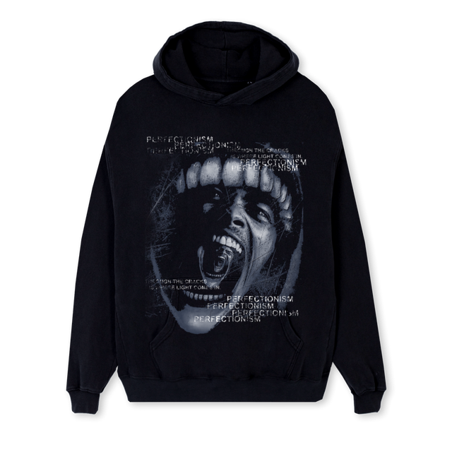 TPZ_2 Black Regular Hoodie.