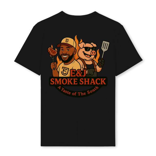 SMOKESHACKLETHAL LOG Black Regular Tee.