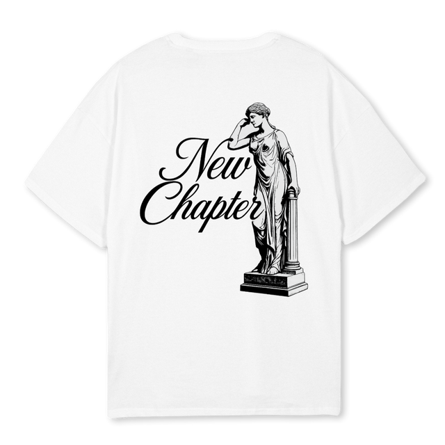 NCXWEE White Oversized Tee.