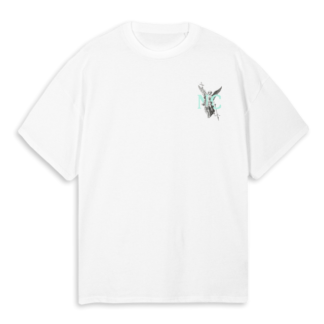 NCXEE White Oversized Tee.