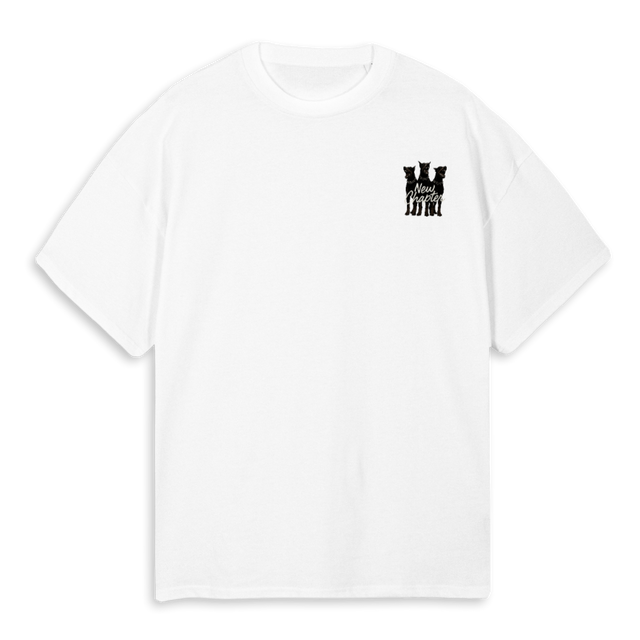 NCXGGG White Oversized Tee.