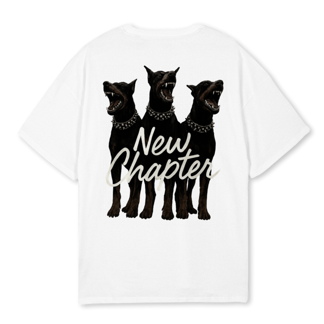 NCXGGG White Oversized Tee.