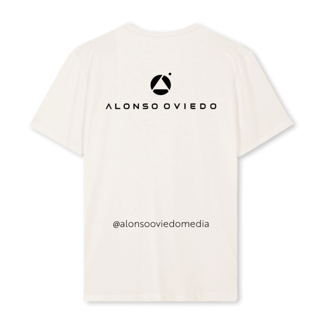 ALONSO Vintage White Regular Tee.