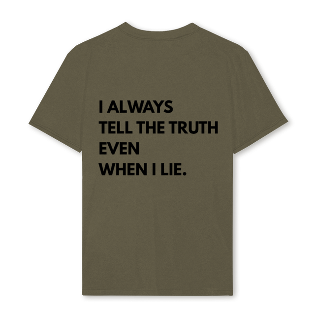 TRUTH Vintage Olive Regular Tee.