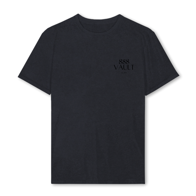 VAULT MYK Vintage Black Regular Tee.