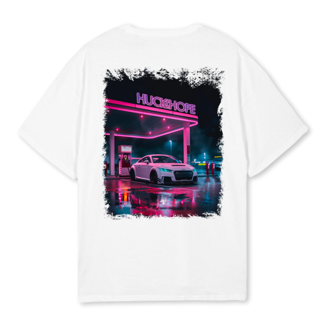 AUDI White Oversized Tee.