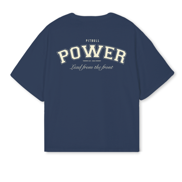 NAVYTEEBOXY Navy Blue Oversized Boxy Tee.
