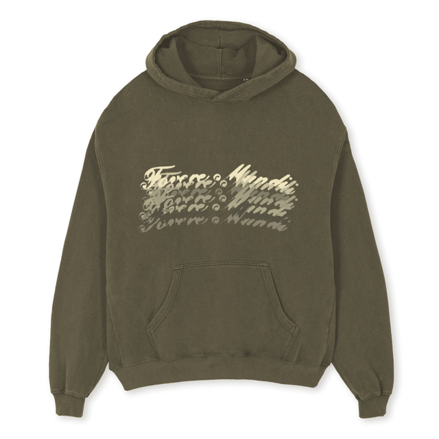 OLIVE Vintage Olive Oversized Hoodie.