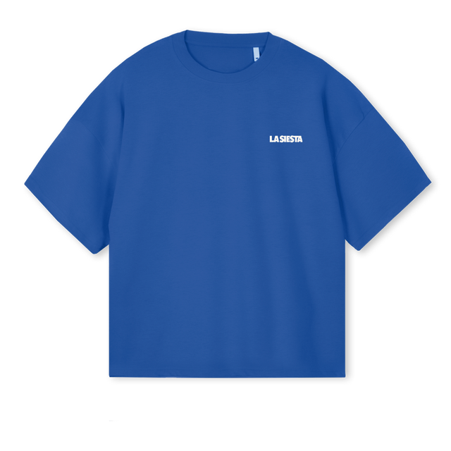 UNIFORMBLUE Cobalt Blue Oversized Boxy Tee.