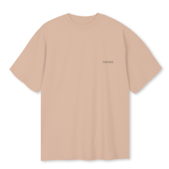 THIRDVOICEDROPTWO_TCROIS Croissant Oversized Tee.