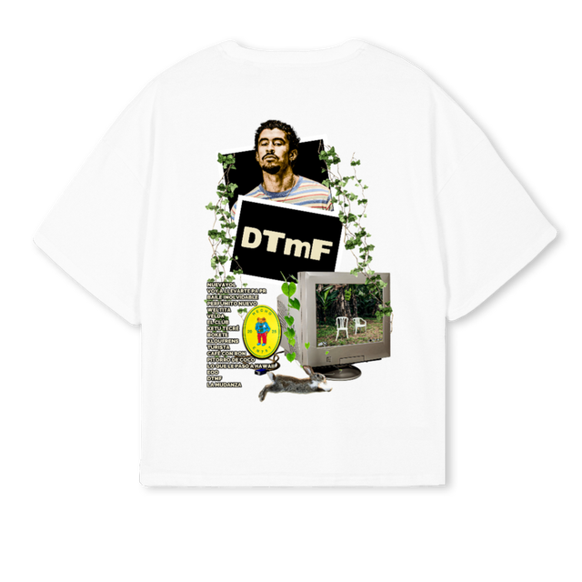 BADBO White Oversized Boxy Tee.